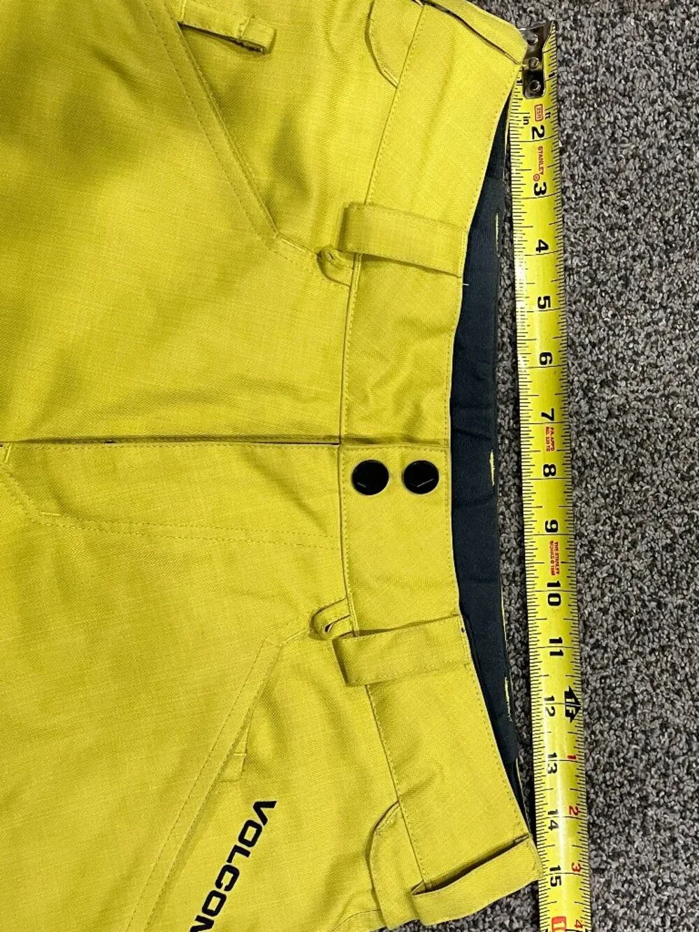 Volcom bright yellow